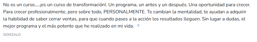 curso closer de ventas opiniones