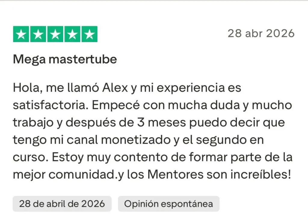 Testimonios de alumnos del curso MasterTube