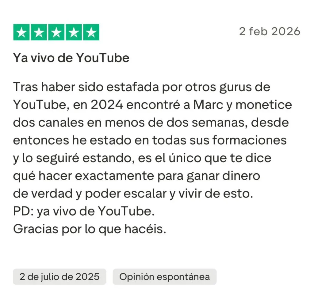MasterTube opiniones de alumnos